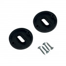 Rosace de fonction gris anthracite entrée de clé