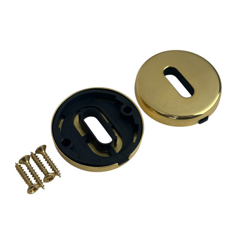 ROSACE ENTREE DE CLE LAITON POLI