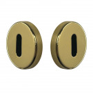 ROSACE ENTREE DE CLE LAITON POLI