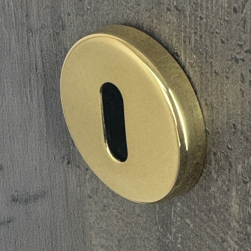 ROSACE ENTREE DE CLE LAITON POLI