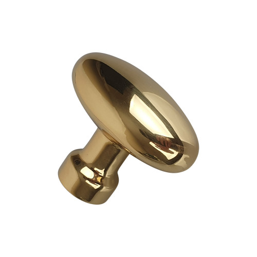 Bouton olives laiton poli