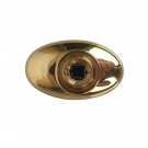 Bouton olives laiton poli