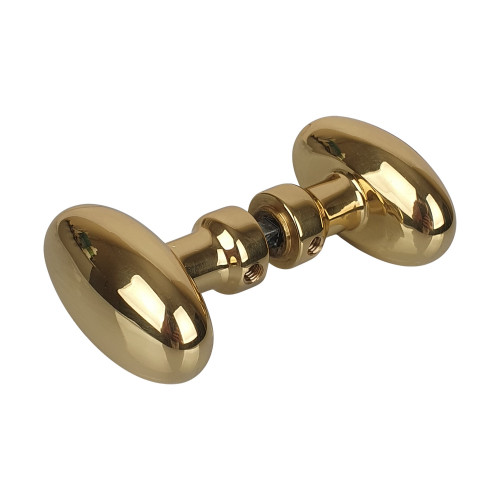 Bouton olives laiton poli