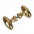 Bouton olives laiton poli