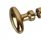 Bouton olives laiton poli