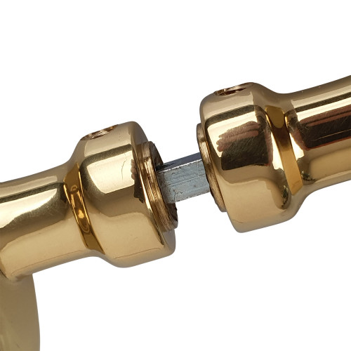 Bouton olives laiton poli