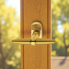 Poignée de fenêtre crémone ROBIN, Laiton doré poli