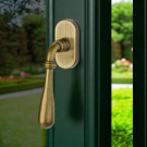 Poignée de fenêtre CARINA DURANCE, Laiton patiné aspect vieilli