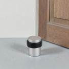 Butée de porte sol CYLINDRIQUE HQ, Aluminium anodisé argent F1