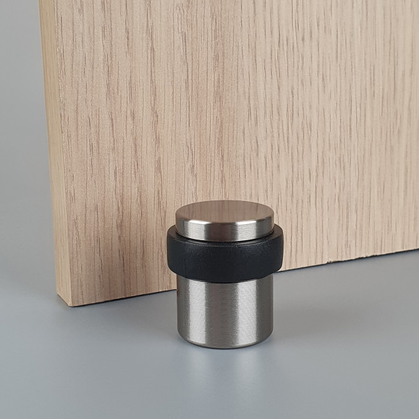 Butée de porte sol CYLINDRIQUE HQ, Aluminium anodisé inox F9 - Mise en situation