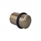 Butée de porte sol CYLINDRIQUE, Zamak nickel mat