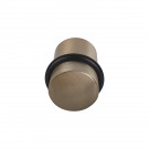 Butée de porte sol CYLINDRIQUE, Zamak nickel mat