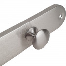 Patère murale CHAMPIGNON, 2 têtes en Zamak, Laiton nickel mat