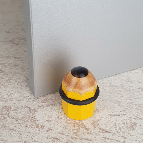 Butée de porte sol CRAYON, Bois