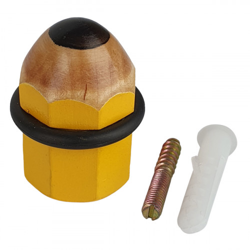 Butée de porte sol CRAYON, Bois