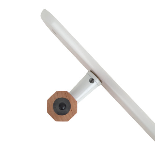 Poignée de porte seule réversible CRAYON, Bois vert entraxe 195 mm - Zoom produit