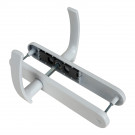 Poignée de porte ibiza blanc mat sans trou