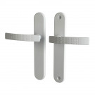 Poignée de porte ibiza blanc mat sans trou