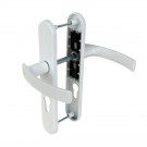 Poignée de porte ibiza blanc mat trou de cylindre