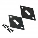 Rosace ELLIX losange fer patiné