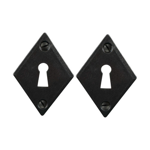 Rosace ELLIX losange fer patiné