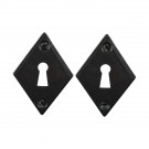 Rosace ELLIX losange fer patiné