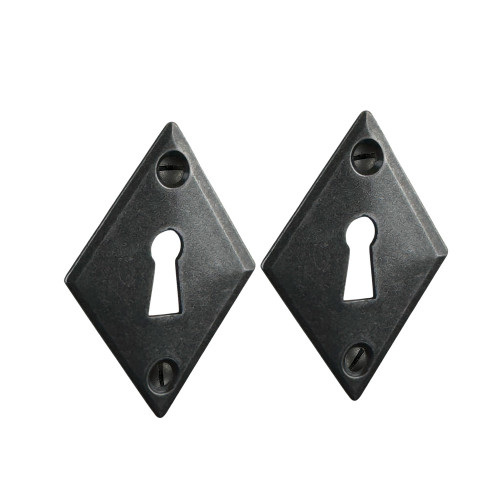 Rosace ELLIX losange fer patiné