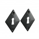 Rosace ELLIX losange fer patiné