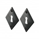 Rosace ELLIX losange fer patiné