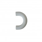 Bouton de meuble looping en nylon blanc