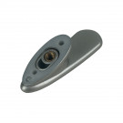 Bouton de meuble cascade en nylon nickel mat