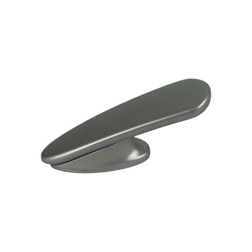 Bouton de meuble cascade en nylon nickel mat