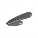 Bouton de meuble cascade en nylon nickel mat