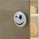 Bouton de meuble en nylon blanc EMOJI