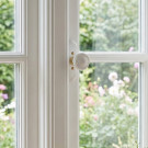 Poignée de fenêtre crémone BOIS, Bois blanc doré