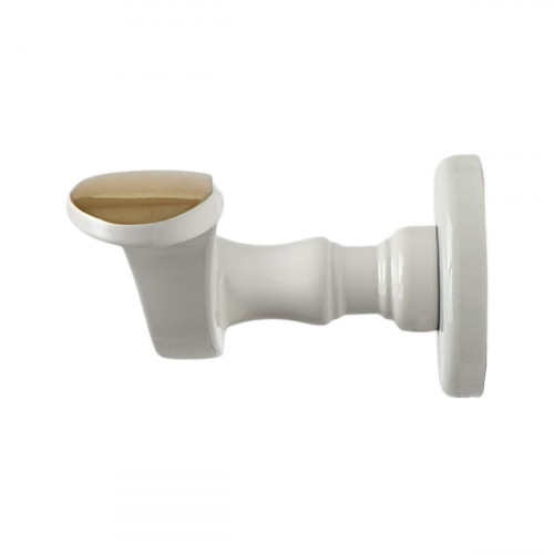 Poignée sur rosace EVITA laiton doré