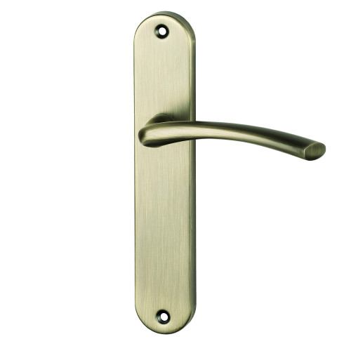 2 poignées de porte ALBERTVILLE, Métal canon de fusil entraxe 195 mm