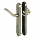 2 poignées de porte ALBERTVILLE, Métal canon de fusil entraxe 195 mm