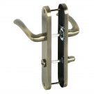 2 poignées de porte ALBERTVILLE, Métal canon de fusil entraxe 195 mm