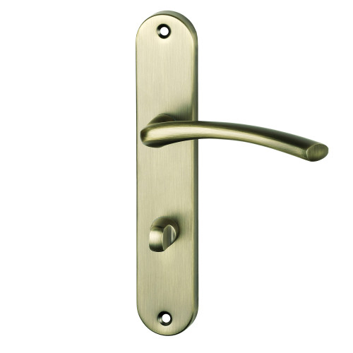 2 poignées de porte ALBERTVILLE, Métal canon de fusil entraxe 195 mm