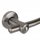 2 poignées de porte GLOBO, Rosace ronde, Industriel et atelier, Inox 304 mat