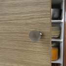 Bouton de meuble en christal translucide GLOBO