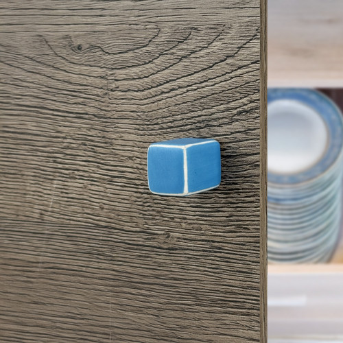 Bouton de meuble CHAMALLOW bleu