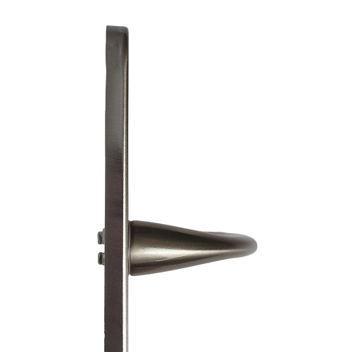 Poignée de porte cylindre Magali en zamak nickel mat entraxe 165 mm