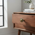 Bouton de meuble Torsade, Laiton patiné aspect vieillit | Classique Chic