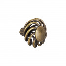 Bouton de meuble Torsade, Laiton patiné aspect vieillit | Classique Chic