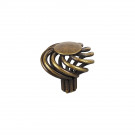 Bouton de meuble Torsade, Laiton patiné aspect vieillit | Classique Chic