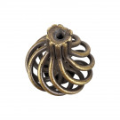 Bouton de meuble Torsade, Laiton patiné aspect vieillit | Classique Chic
