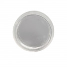 Butée de porte sol adhésive FRANCK, Nylon blanc translucide