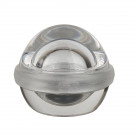 Butée de porte sol adhésive BOLL, Nylon blanc translucide